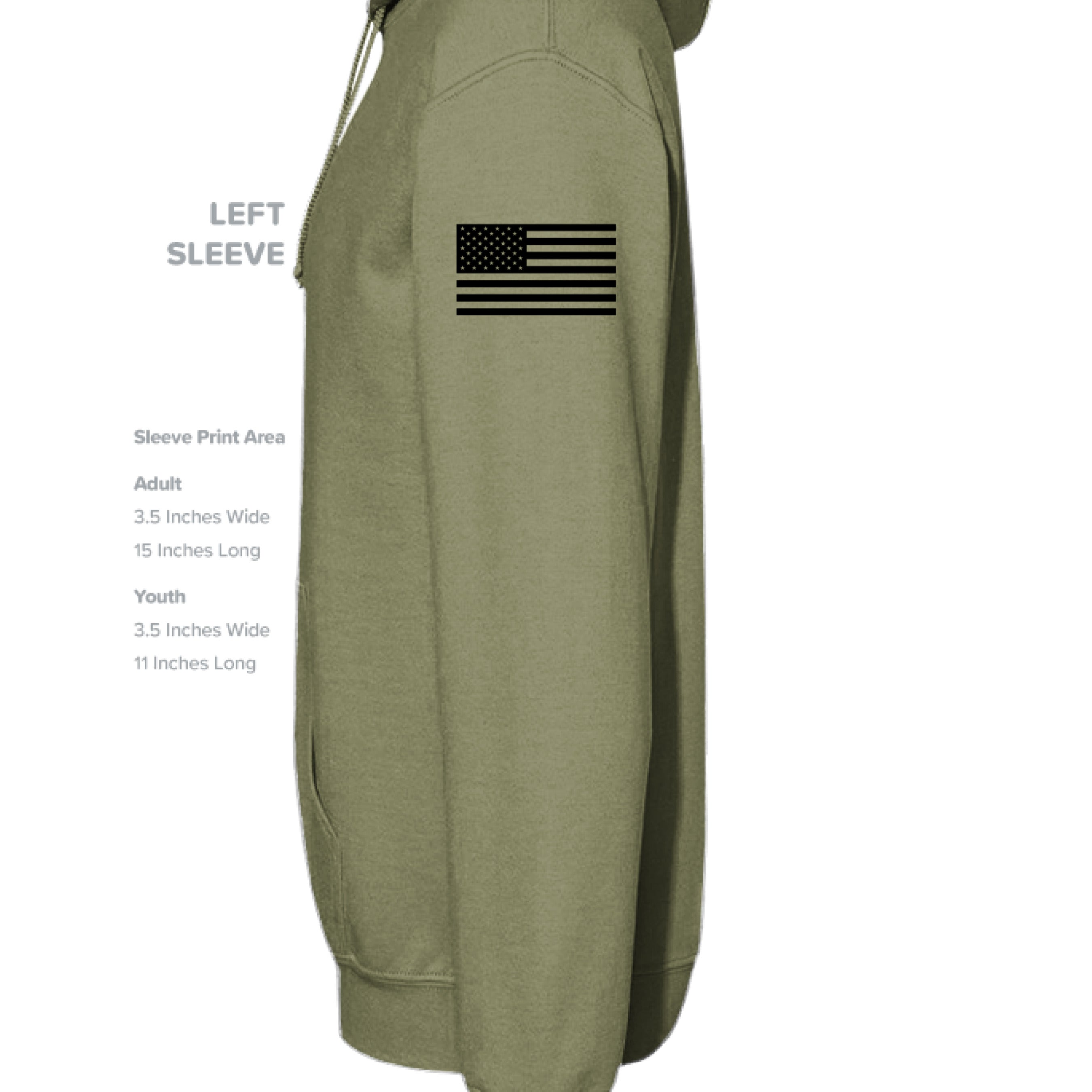 Olive Drab Grn - SLEEVE_LEFT