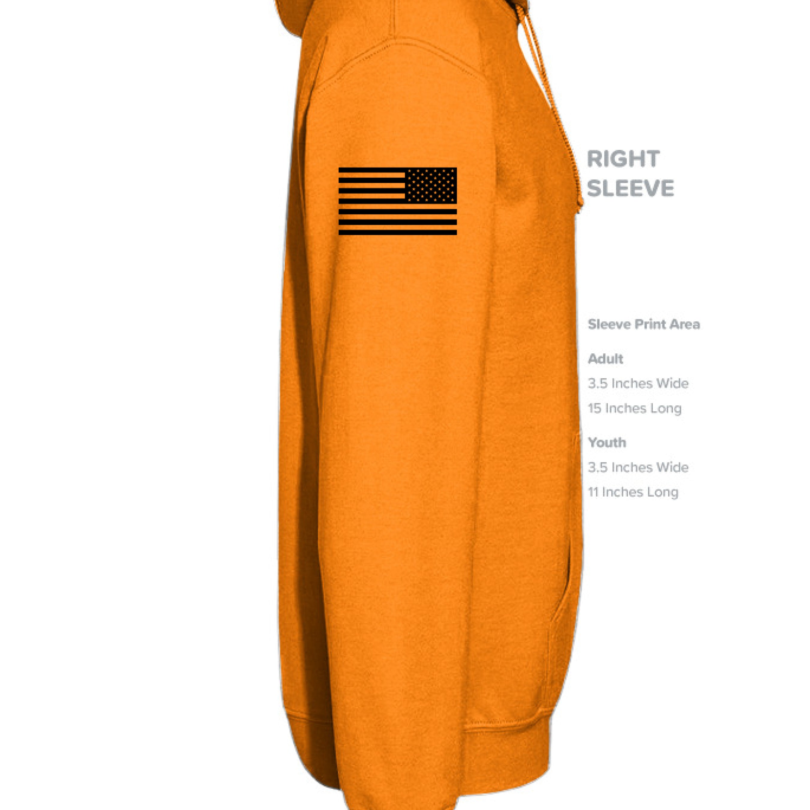 SAFETY ORANGE - SLEEVE_RIGHT