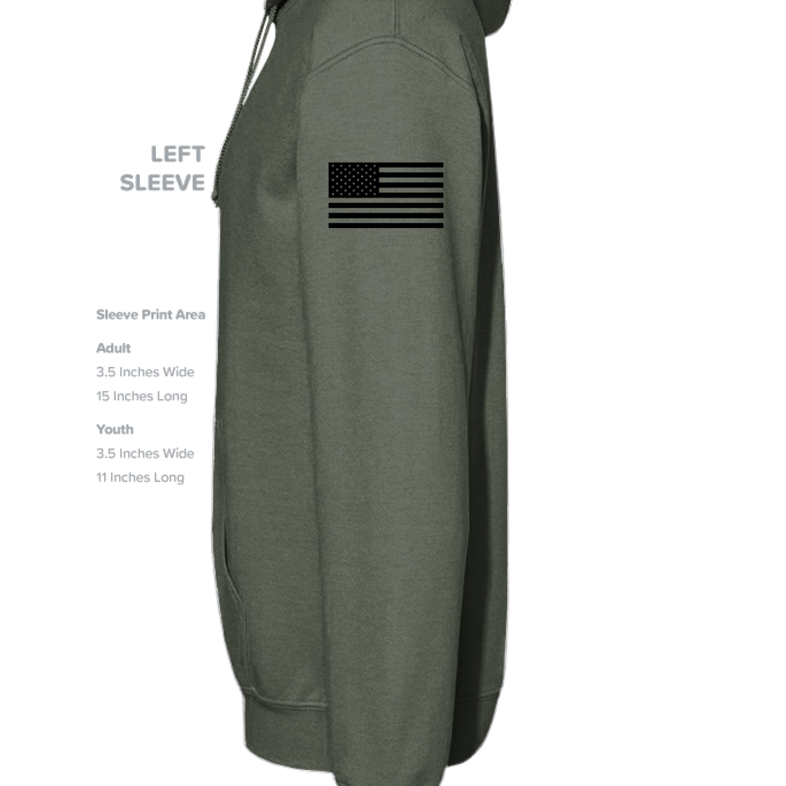 MILITARY GREEN - SLEEVE_LEFT