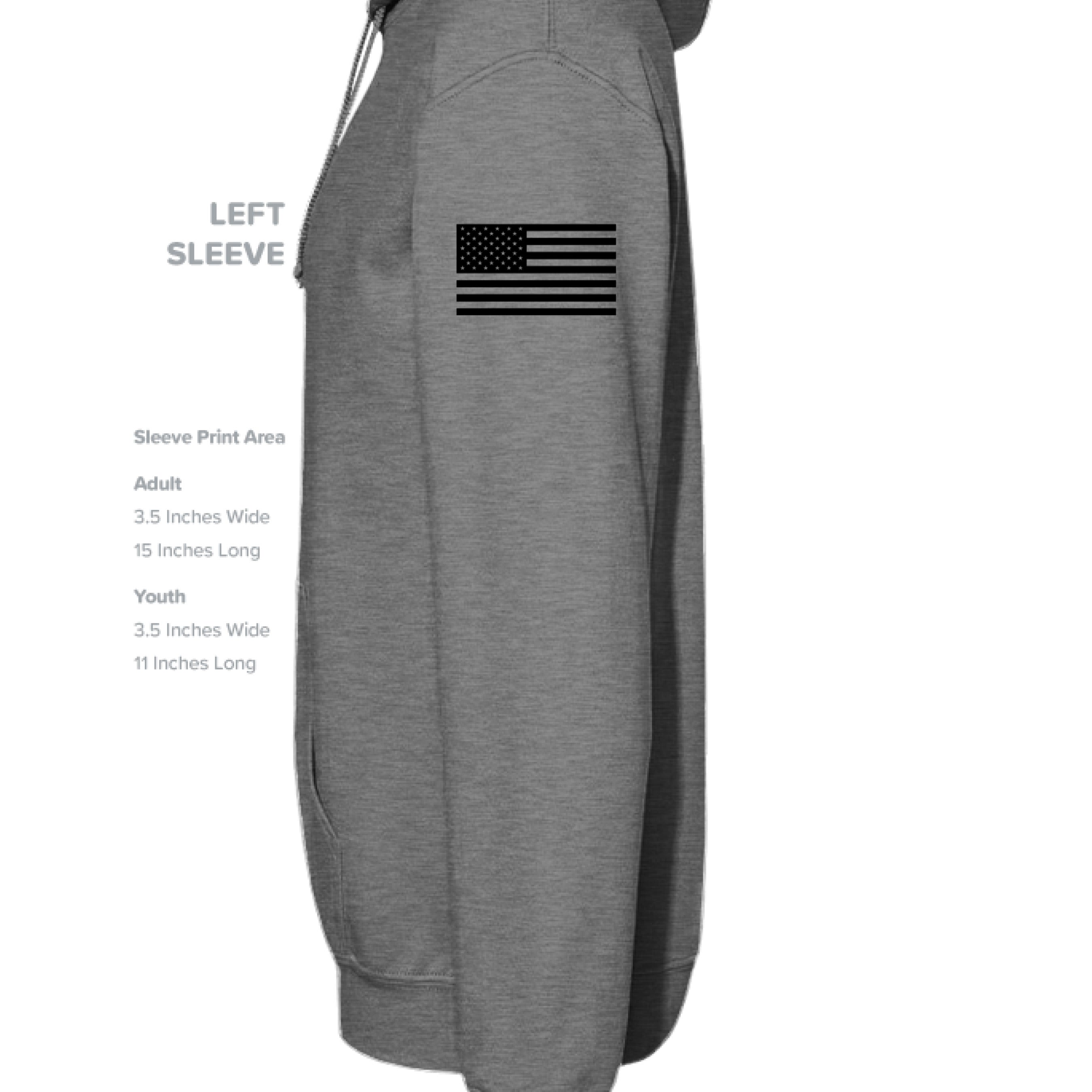 GRAPHITE HEATHER - SLEEVE_LEFT