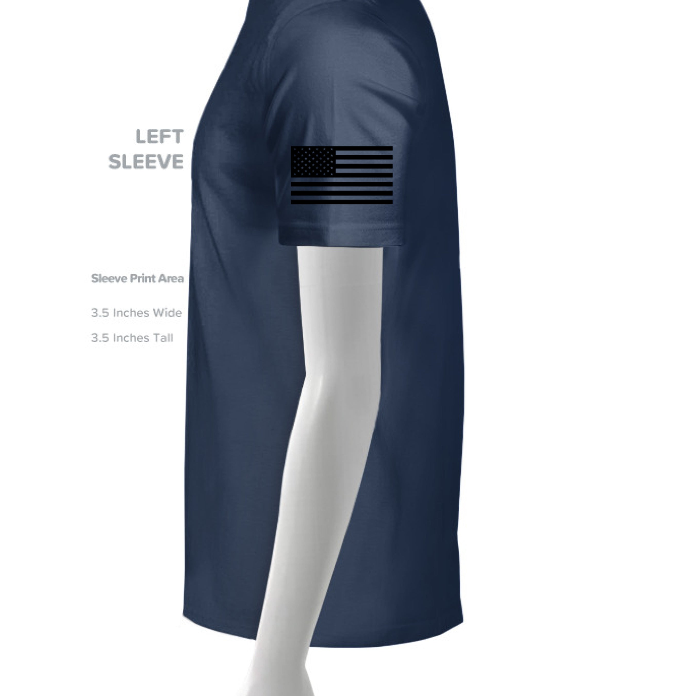 MID NVY/ WHT_410 - SLEEVE_LEFT