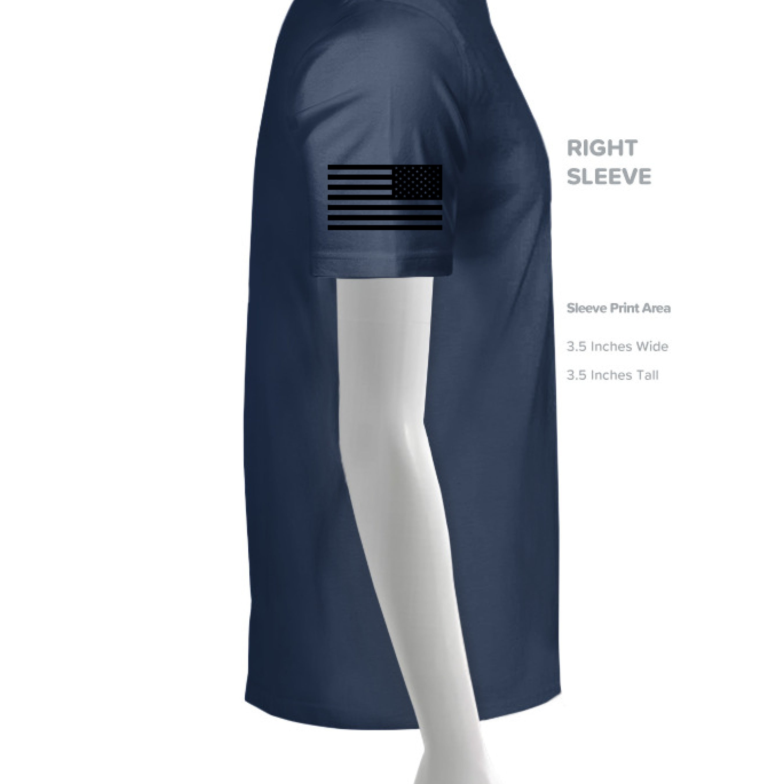 MID NVY/ WHT_410 - SLEEVE_RIGHT
