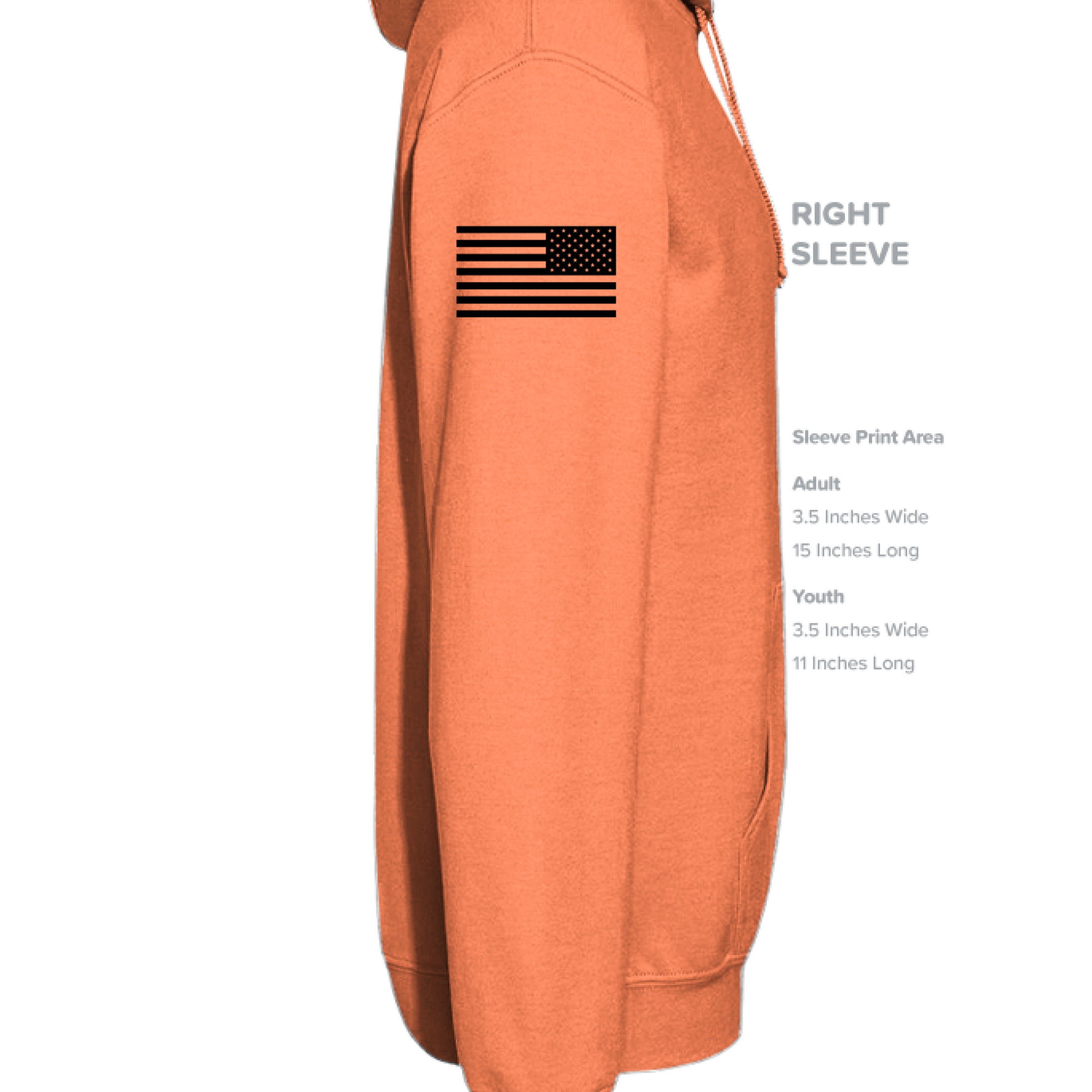 Safety Orange - SLEEVE_RIGHT