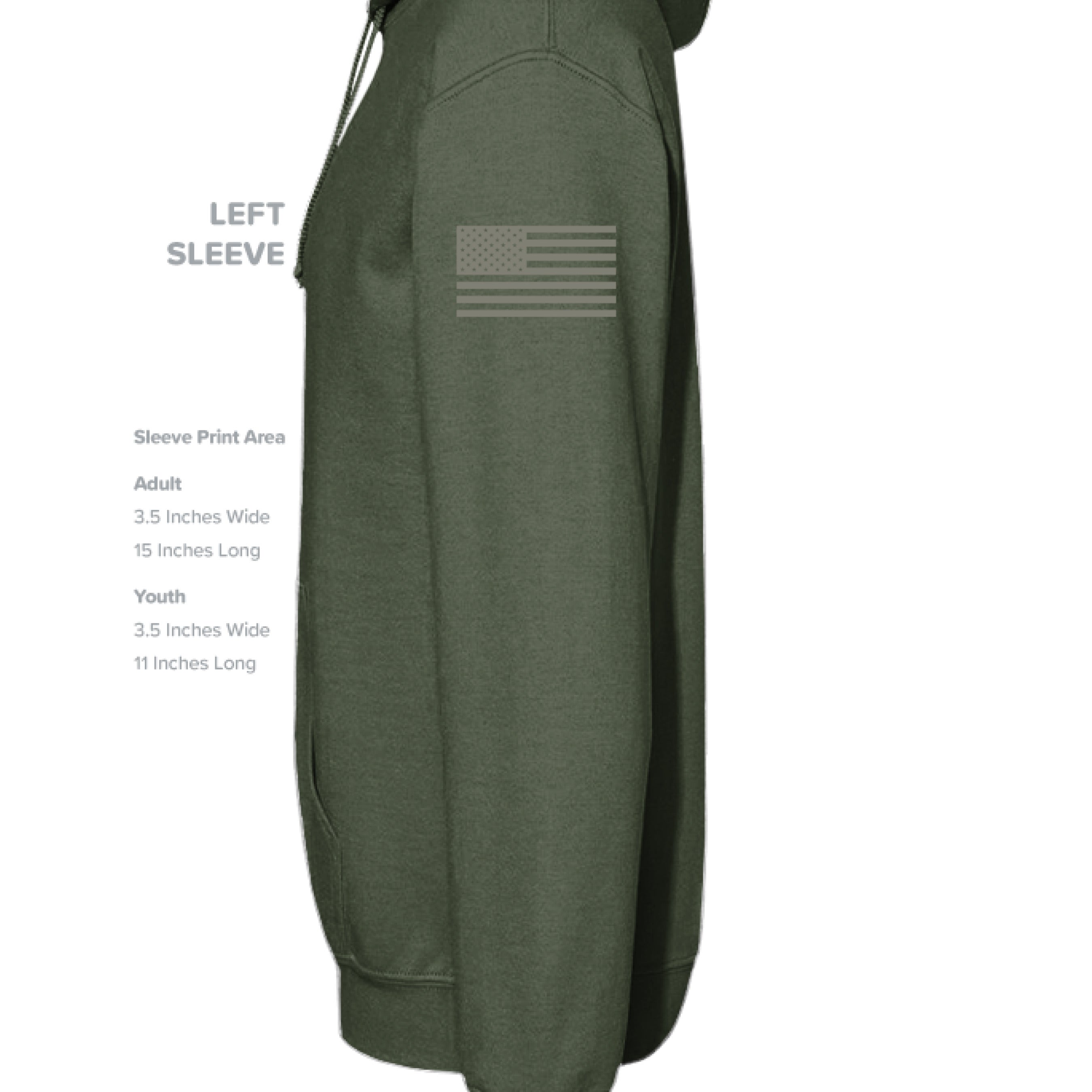 MILITARY GREEN - SLEEVE_LEFT
