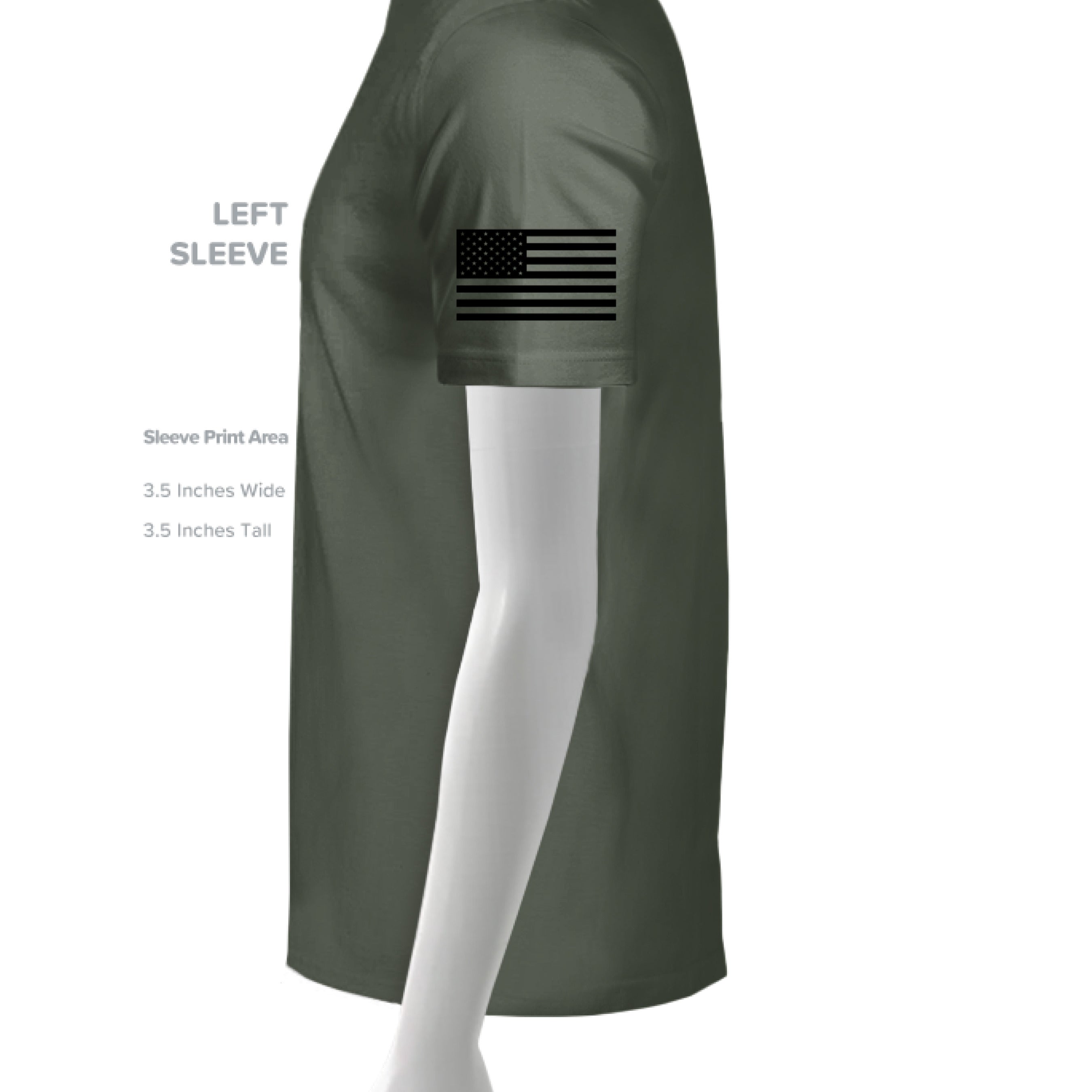 MILITARY GREEN - SLEEVE_LEFT