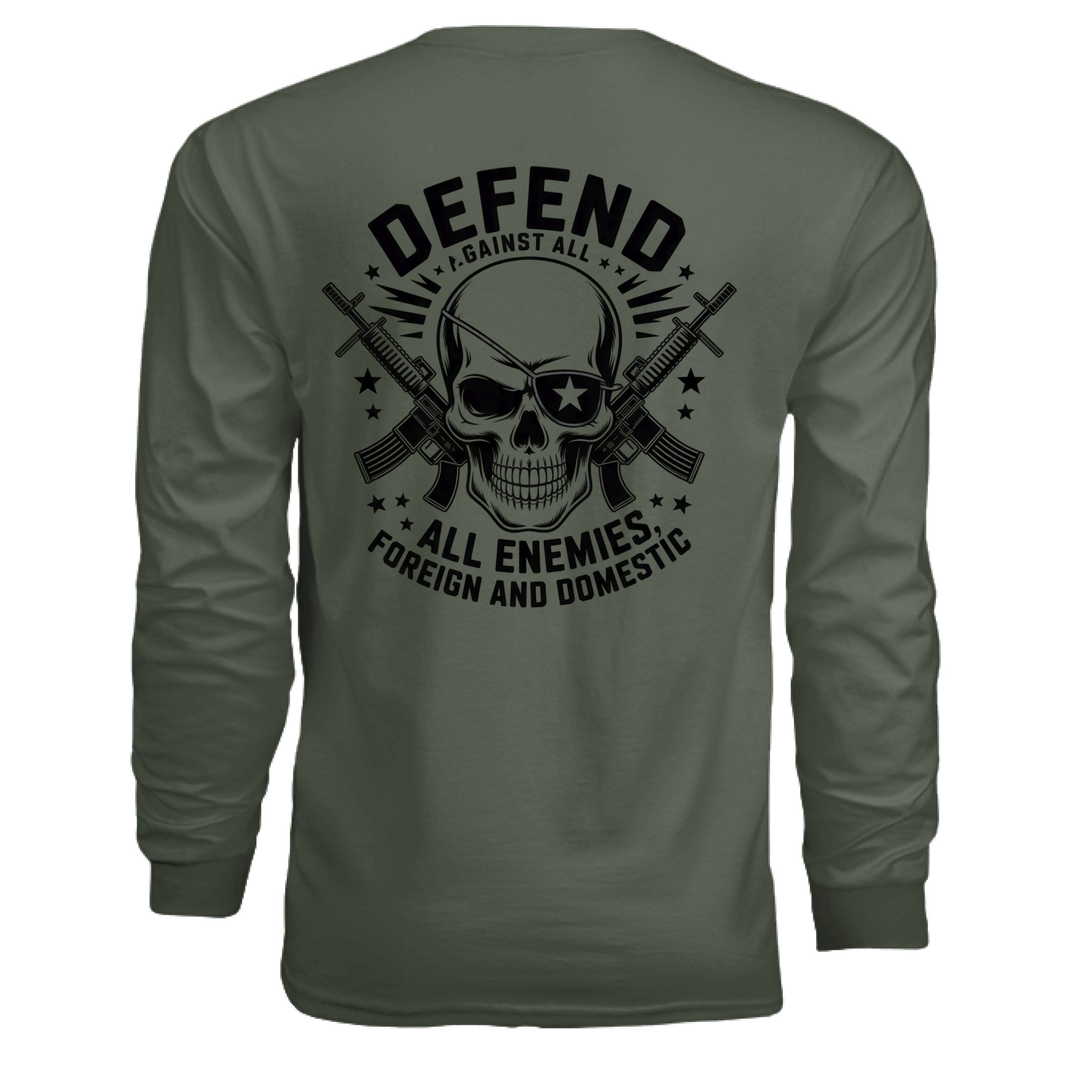 MILITARY GREEN - BACK