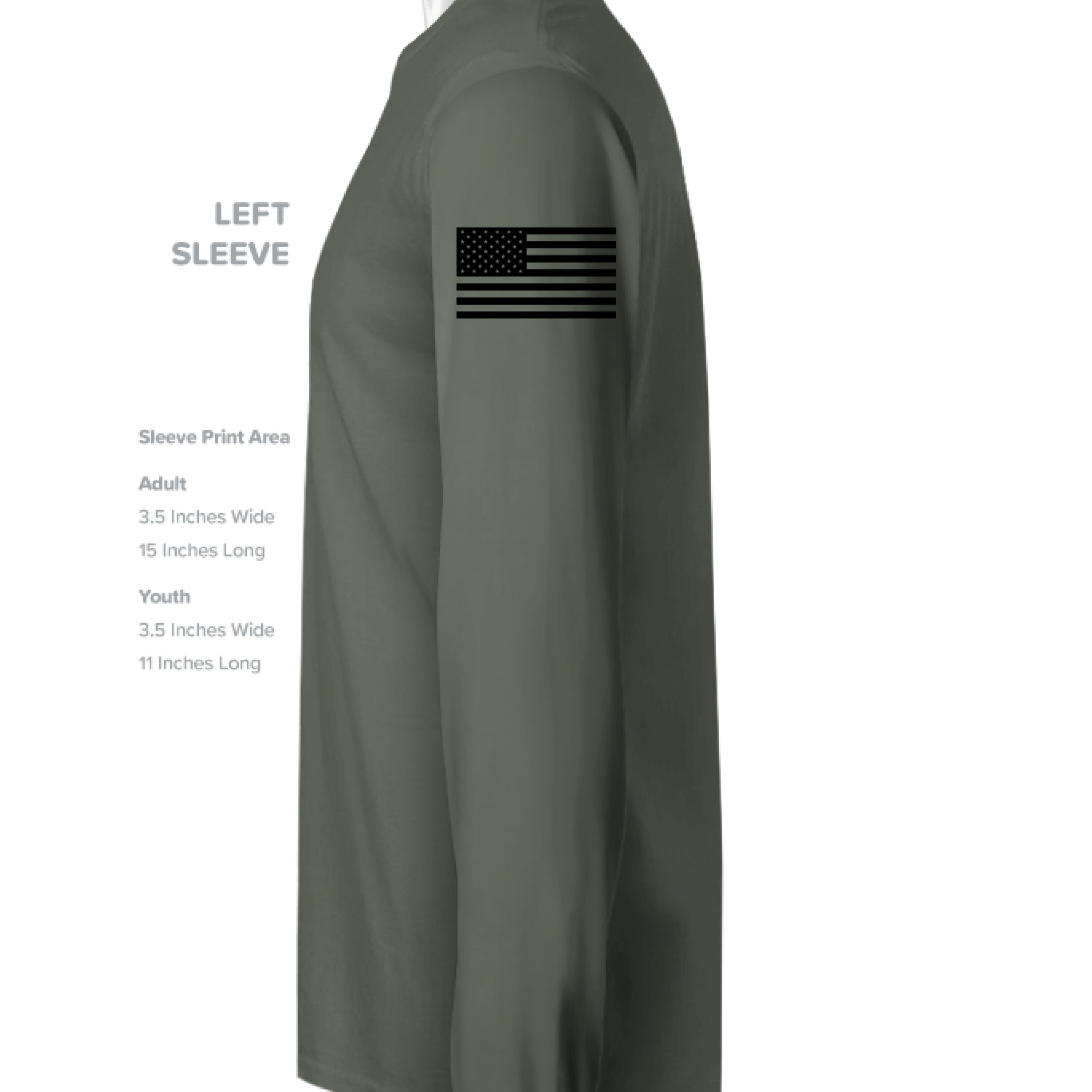 MILITARY GREEN - SLEEVE_LEFT